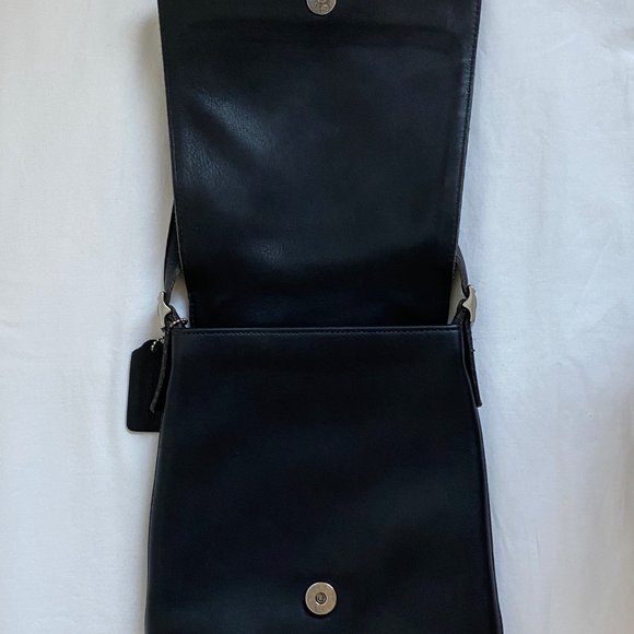 Vintage Black Coach Shoulder Bag - Picture 2 of 7